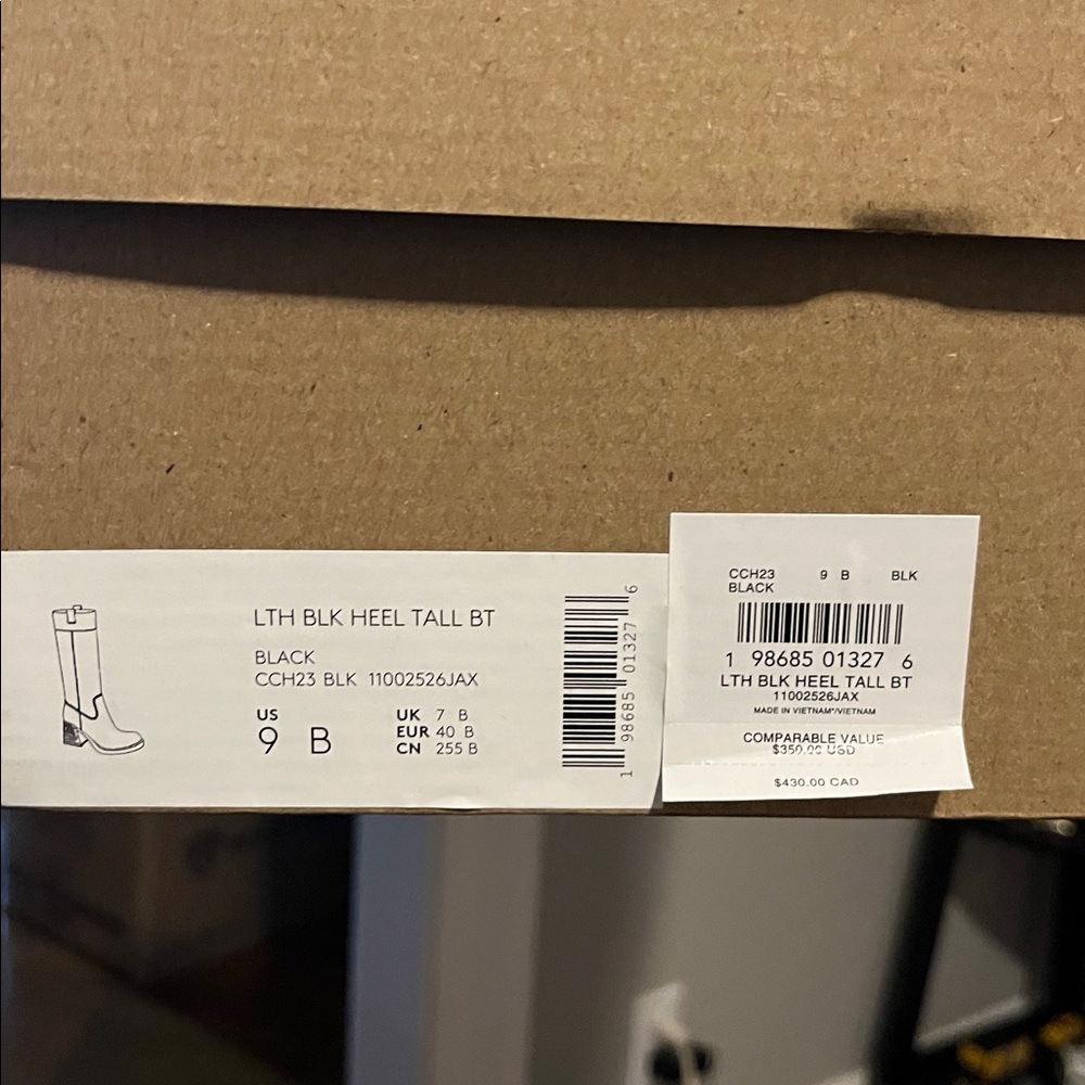 Coach Black Knee-High Women's Boots - Picture 5 of 9